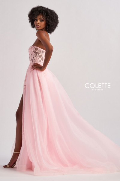 Colette by Daphne CL8660 Organza Tulle Jersey Lining Dress