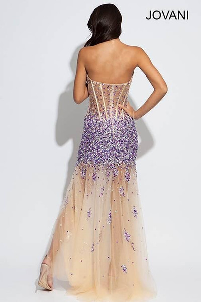 Jovani 88463 Sequins Strapless Sweetheart Neckline Gown Jovani 88463 Sequins Strapless Sweetheart Neckline Gown
