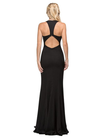 Dancing Queen 9637 Tank Straps V-Neckline Flared Hem Gown