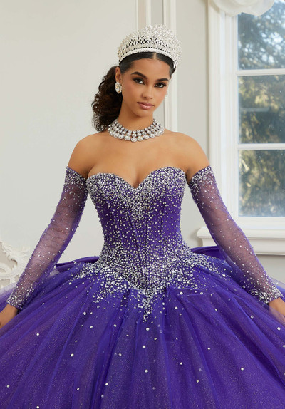 Morilee 60205 Crystal Beaded Strapless Quinceañera Dress Morilee 60205 Crystal Beaded Strapless Quinceañera Dress