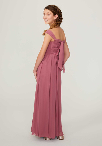 Morilee Bridesmaids 13213 Chiffon off-Shoulder Junior Dress