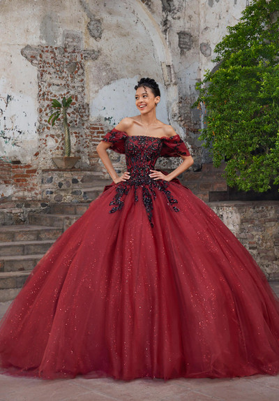 Morilee 89535 Metallic Beads Vizcaya Quinceanera Ball Gown Morilee 89535 Metallic Beads Vizcaya Quinceanera Ball Gown