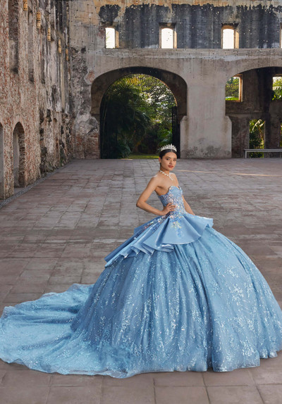 Morilee 89539 Glitter Tulle Vizcaya Quinceanera Ball Gown Morilee 89539 Glitter Tulle Vizcaya Quinceanera Ball Gown