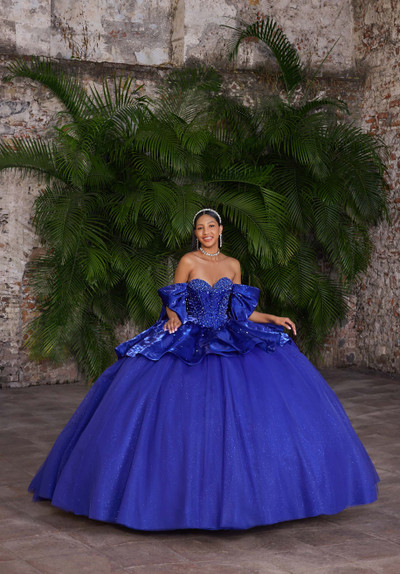 Morilee 89540 Puff Sleeves Vizcaya Quinceanera Ball Gown