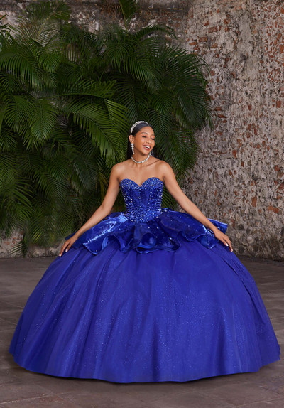 Morilee 89540 Puff Sleeves Vizcaya Quinceanera Ball Gown