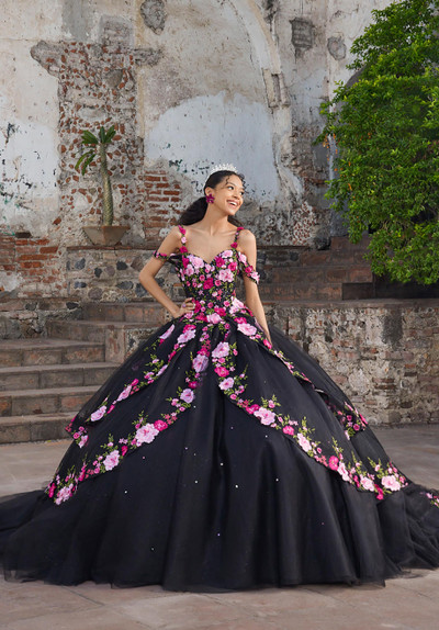 Morilee 89545 Off Shoulder Vizcaya Quinceanera Ball Gown