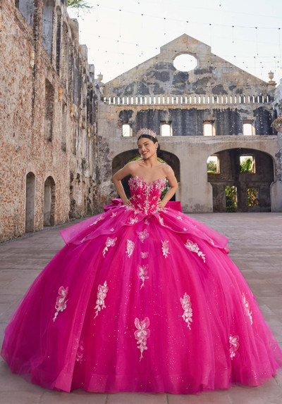 Morilee 89548 Long Puff Sleeve Vizcaya Quinceanera Ball Gown Morilee 89548 Long Puff Sleeve Vizcaya Quinceanera Ball Gown