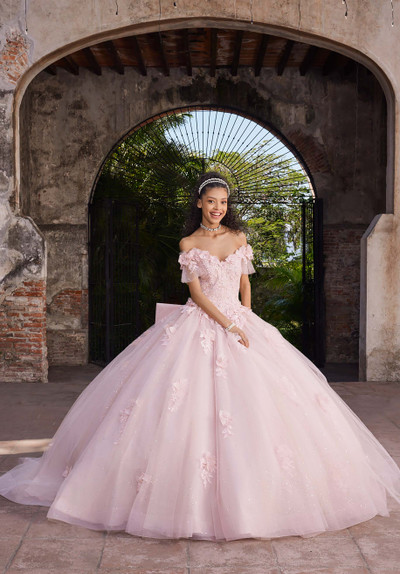 Morilee 89549 Off Shoulder Vizcaya Quinceanera Ball Gown