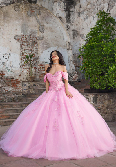 Morilee 89551 Glitter Tulle Vizcaya Quinceanera Ball Gown Morilee 89551 Glitter Tulle Vizcaya Quinceanera Ball Gown