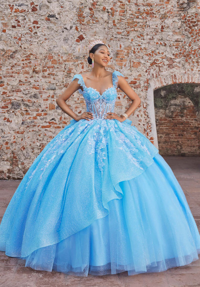 Morilee 89555 Glitter Tulle Vizcaya Quinceanera Ball Gown