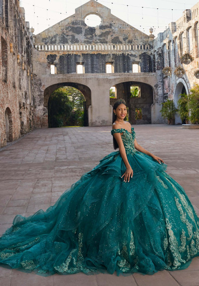 Morilee 89556 Off The Shoulder Vizcaya Quinceanera Ball Gown