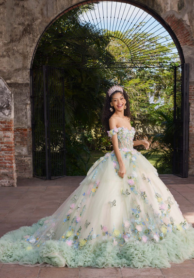 Morilee 89566 Tulle Organza Vizcaya Quinceanera Ball Gown Morilee 89566 Tulle Organza Vizcaya Quinceanera Ball Gown