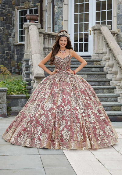 Morilee 34085 Tulle V-neck Valentina Quinceanera Ball Gown Morilee 34085 Tulle V-neck Valentina Quinceanera Ball Gown