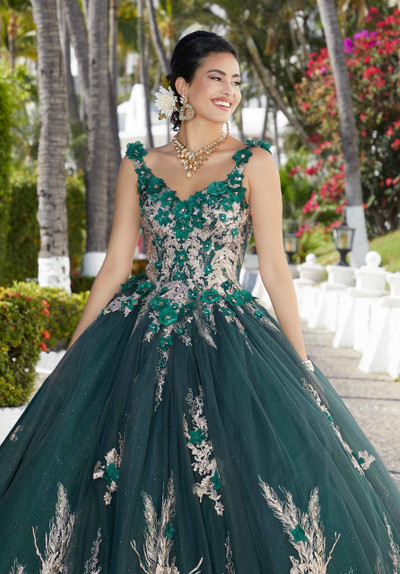 Morilee 89362 Tulle V-neck Vizcaya Quinceanera Ball Gown