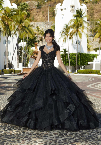 Morilee 60161 Tulle V-neck Valencia Quinceanera Ball Gown Morilee 60161 Tulle V-neck Valencia Quinceanera Ball Gown