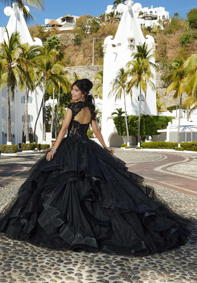 Morilee 60161 Tulle V-neck Valencia Quinceanera Ball Gown Morilee 60161 Tulle V-neck Valencia Quinceanera Ball Gown