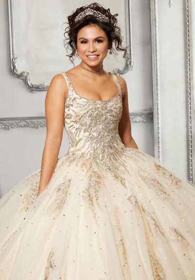 Morilee 89311 Scoop Neck Vizcaya Quinceanera Long Ball Gown Morilee 89311 Scoop Neck Vizcaya Quinceanera Long Ball Gown