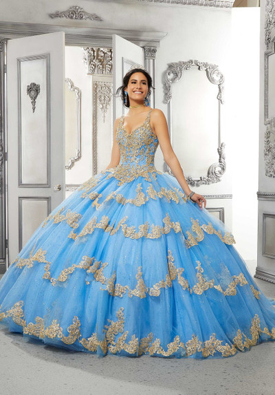 Morilee 89324 Tulle V-neck Vizcaya Quinceanera Ball Gown Morilee 89324 Tulle V-neck Vizcaya Quinceanera Ball Gown