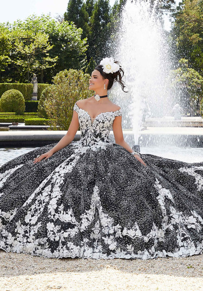 Morilee 34042 Net V-neck Valentina Quinceanera Ball Gown Morilee 34042 Net V-neck Valentina Quinceanera Ball Gown