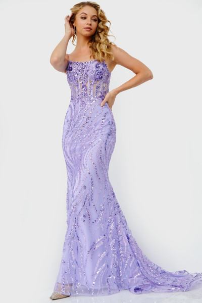 Jovani 23250 Sheer Embellished Beaded Sequin Long Prom Dress Jovani 23250 Sheer Embellished Beaded Sequin Long Prom Dress