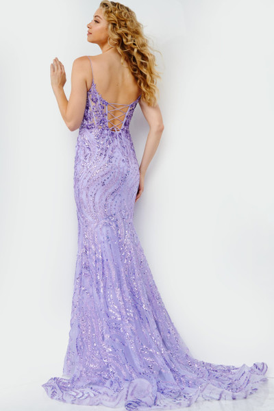 Jovani 23250 Sheer Embellished Beaded Sequin Long Prom Dress Jovani 23250 Sheer Embellished Beaded Sequin Long Prom Dress