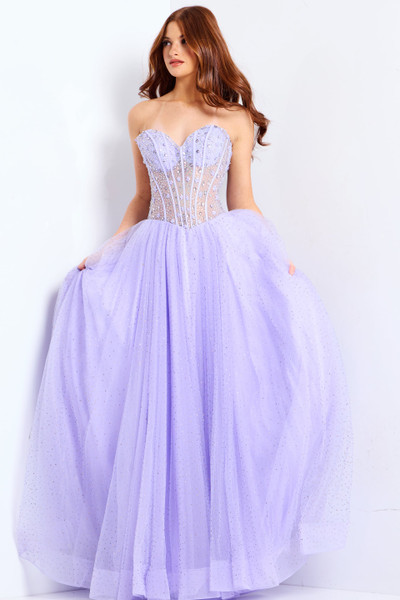 Jovani 48309 Sweetheart Neck Spaghetti Straps Prom Dress