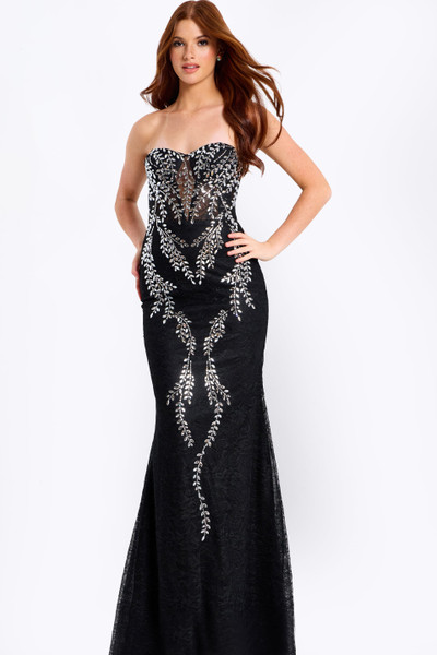 Jovani 49658 Sweetheart Neck Strapless Long Prom Dress Jovani 49658 Sweetheart Neck Strapless Long Prom Dress