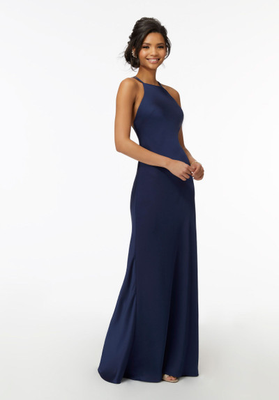 Morilee Bridesmaids 21729 High Neck Sleek Silky Satin Dress Morilee Bridesmaids 21729 High Neck Sleek Silky Satin Dress