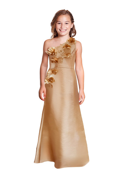 Bari Jay 2501-JR Mikado Ayesmatric Neckline Bridesmaid Gown Bari Jay 2501-JR Mikado Ayesmatric Neckline Bridesmaid Gown