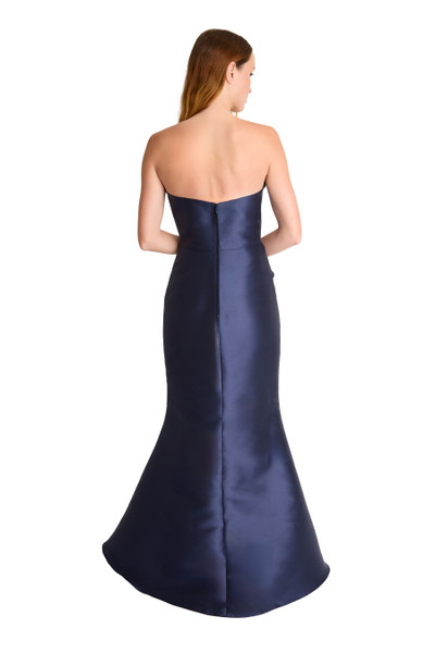 Bari Jay 2602 Mikado Scoop Neck Strapless Bridesmaid Gown