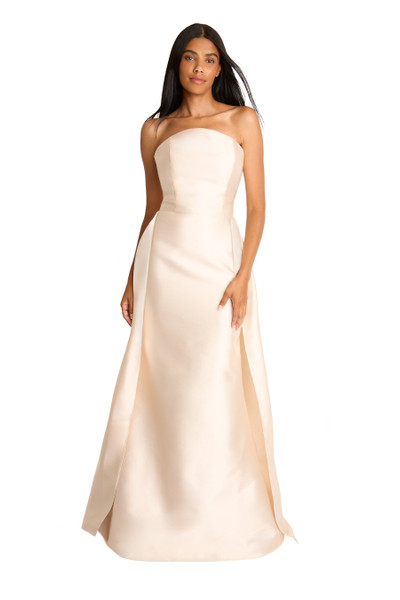 Bari Jay 2604 Mikado Inverted Scoop Neck Bridesmaid Gown Bari Jay 2604 Mikado Inverted Scoop Neck Bridesmaid Gown