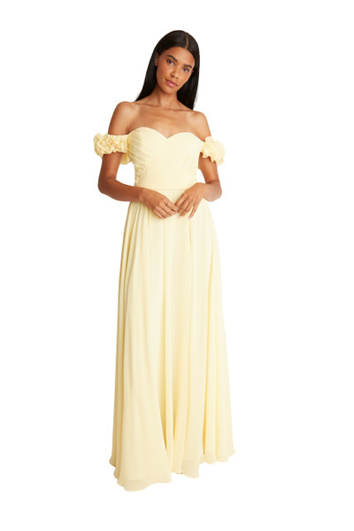 Bari Jay 2610 Bella Chiffon Off-shoulder Bridesmaid Gown Bari Jay 2610 Bella Chiffon Off-shoulder Bridesmaid Gown