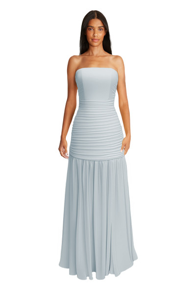 Bari Jay 2615 Bella Chiffon Straight Neck Bridesmaid Gown Bari Jay 2615 Bella Chiffon Straight Neck Bridesmaid Gown