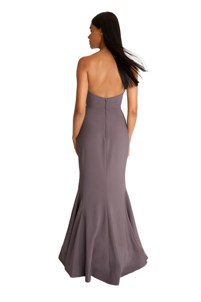 Bari Jay 2624 Stretch Crepe Scoop Strapless Bridesmaid Gown Bari Jay 2624 Stretch Crepe Scoop Strapless Bridesmaid Gown