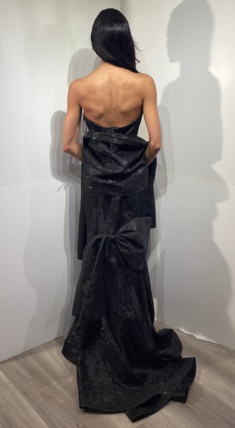 Jovani 48949 Strapless Straight Neck Fitted Evening Gown