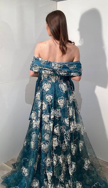 Jovani 47216 Straight Neckline Strapless Evening Gown