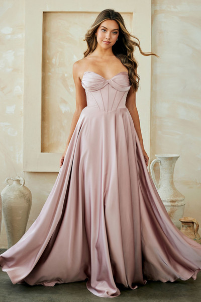 Amelia Couture 4053 Sweetheart Neck Strapless Prom Dress