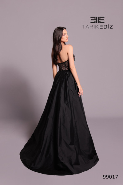 Tarik Ediz 99017 Embellished Sweetheart Neck Strapless Dress