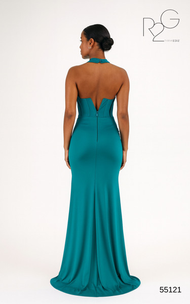 RG2 by Tarik Ediz 55031 Beaded Strapless Cocktail Dress