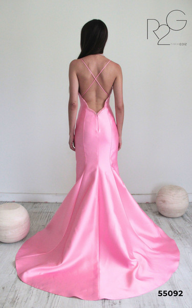 RG2 by Tarik Ediz 55092 Taffeta Sweetheart Strapless Dress