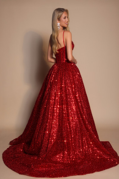 Portia and Scarlett PS25308 Tulle Glitter Sleeveless Dress