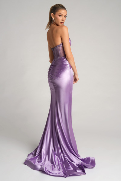 Portia and Scarlett PS26085 Satin Sweetheart Strapless Dress