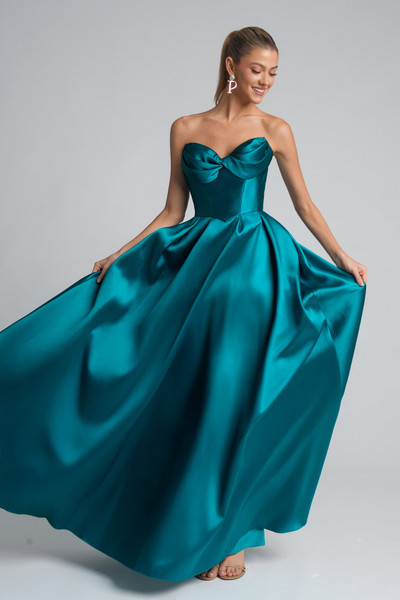 Portia and Scarlett XO110 Satin Sweetheart Strapless Dress