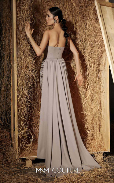 MNM Couture N0641 Sequins Intricate Embroidery Organza Gown