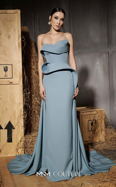 MNM Couture N0664 Rayon Crepe Sweetheart Neckline Gown