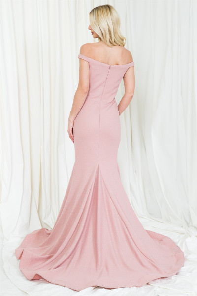 Amelia Couture KS010 Sweetheart Neck Off Shoulder Dress