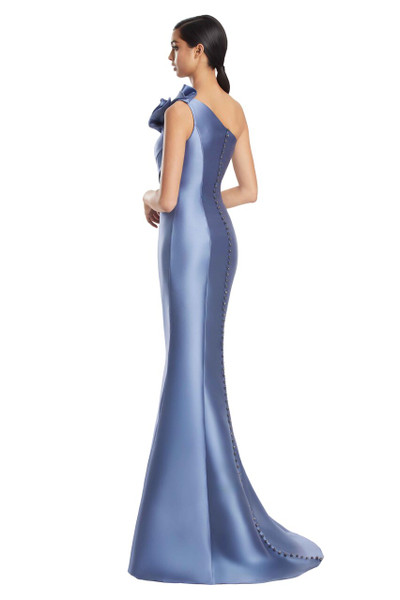 Alexander by Daymor 3230 Satin Twill One Shoulder Long Gown