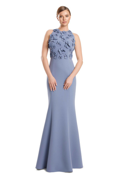 Alexander by Daymor 3235 Stretch Crepe Jersey Halter Gown