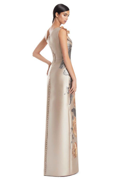 Alexander by Daymor 3238 Satin Twill Lace One Shoulder Gown