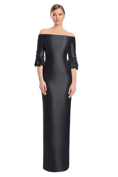 Alexander by Daymor 3256 Satin Twill 3/4 Length Sleeve Gown